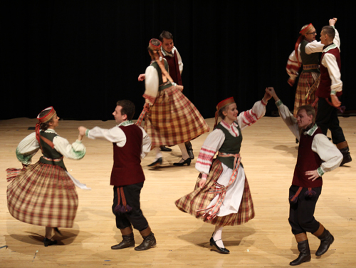 Gintaras performed the Lithuanian dance