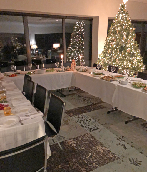 Ingrida Bublys Christmas Eve table