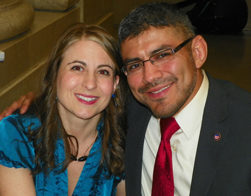 Pablo Castro III and wife