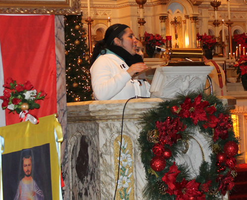 Leading song from the altar of St Casimir