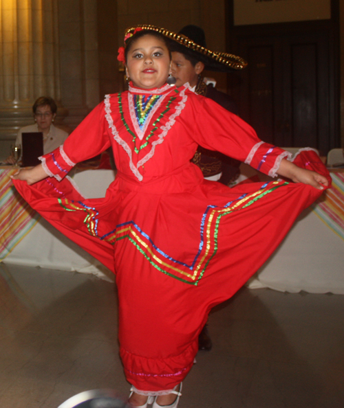 HOLA Mexican Dancers performed classic Mexican dances at the City of Cleveland's 2015 Cinco de Mayo celebration