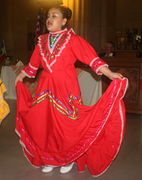 HOLA Mexican Dancers performed classic Mexican dances at the City of Cleveland's 2015 Cinco de Mayo celebration