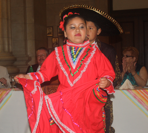 HOLA Mexican Dancers performed classic Mexican dances at the City of Cleveland's 2015 Cinco de Mayo celebration