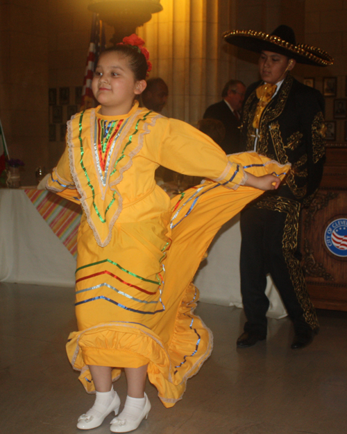 HOLA Mexican Dancers performed classic Mexican dances at the City of Cleveland's 2015 Cinco de Mayo celebration