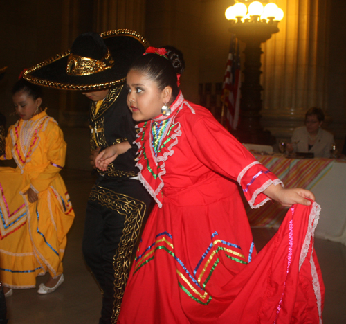 HOLA Mexican Dancers performed classic Mexican dances at the City of Cleveland's 2015 Cinco de Mayo celebration