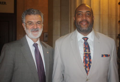 Mayor Jackson and Blaine Griffin