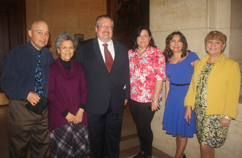 Consul Morales with Cleveland Mexican Americans