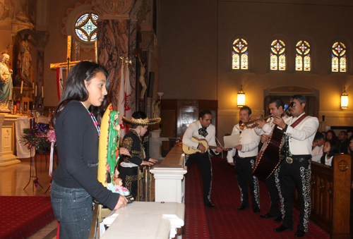 Mariachi Santa Cecilia of Painesville inside Church