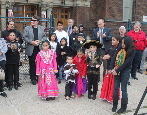 Outside St Casimir Church - Our Lady of Guadalupe