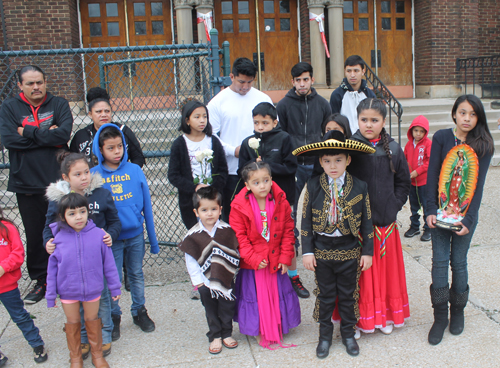 Outside St Casimir Church - Our Lady of Guadalupe