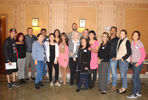 Group photo of Mexican Cultural Garden planning committee