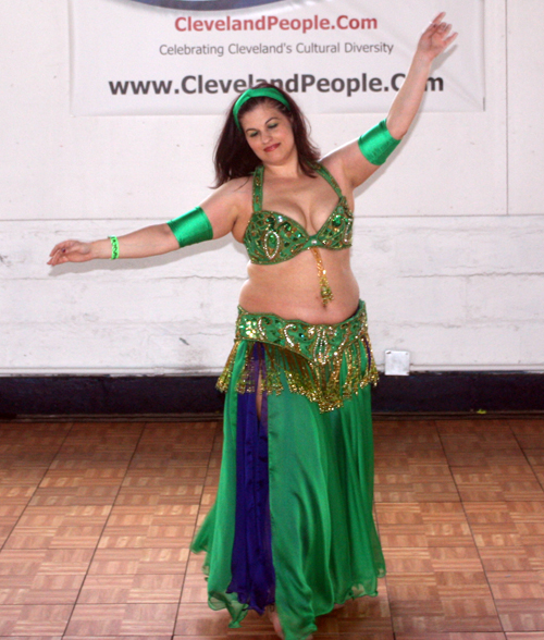 Wind and Sand Middle Eastern Belly Dancer