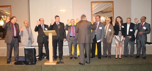 Cuyahoga County Executive Armond Budish swears in CAMEO board