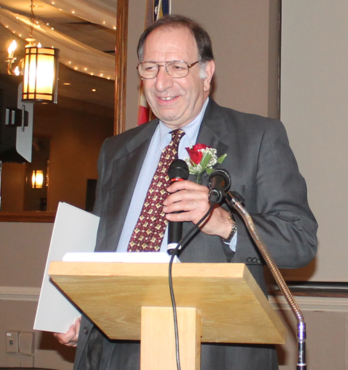 Fred Bourjaily afdter receiving award