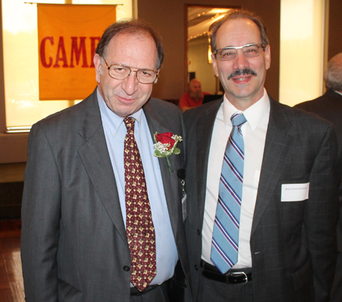 Fred Bourjaily and Mayor Rick Dell'Aquilla