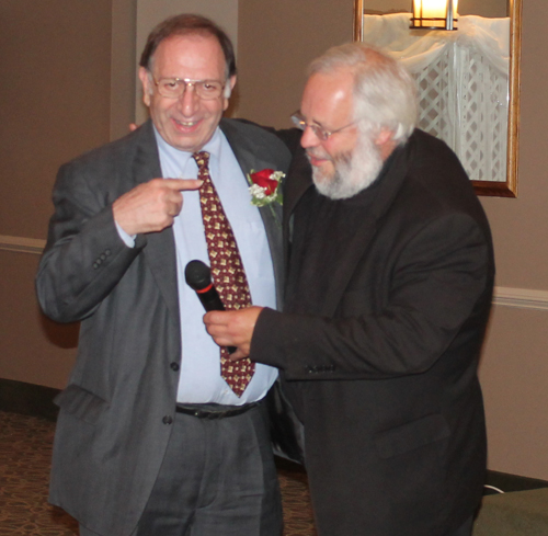 Fred Bourjaily and Rev Andrew Harmon