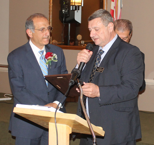 James Zogby receives award from  Pierre Bejjani