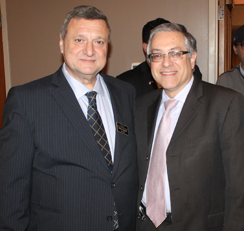 CAMEO President Pierre Bejjani and County Executive Armond Budish