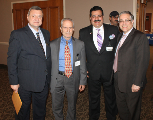 Pierre Bejjani, Tony Abdulkarim, Kuwairti talk show host and Armond Budish