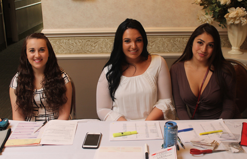 Ladies at the CAMEO sign in table