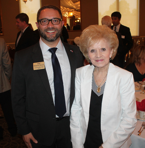 Judge Michael Sliwinski and Irene Morrow