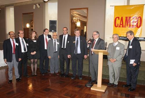 Cuyahoga County Executive Armond Budish and CAMEO Board