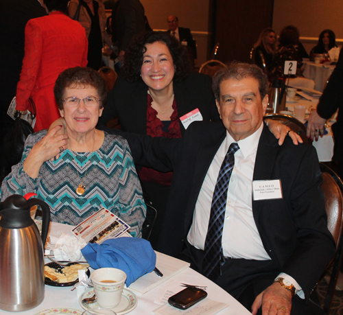 Awatef Assad with Mona and Abby Mina