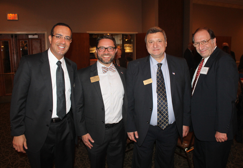 Sam Tanious, Judge Michael Sliwinski, Pierre Bejjani and Fred Bourjaily