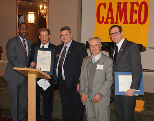 Councilman Zack Reed, Abby Mina, Pierre Bejjani, Tony Abdulkarim 