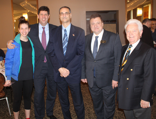 Steve Dettelbach and daughter, Michael Ora, Pierre Bejjani and Ken Kovach