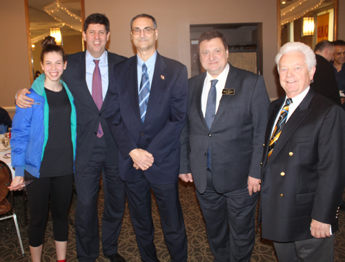 Steve Dettelbach and daughter, Michael Ora, Pierre Bejjani and Ken Kovach