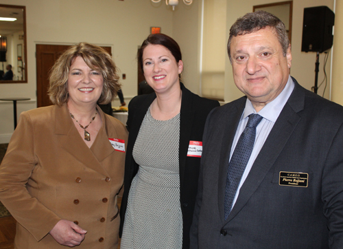 Mary and Pierre Bejjani with Brooklyn Mayor Katie Gallagher
