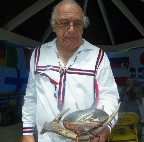 Chief Quiet Wolf of Native Americans from the Lenape Nations blessing