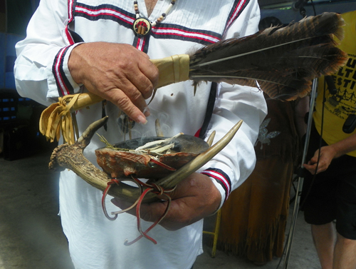 Chief Quiet Wolf of Native Americans from the Lenape Nations blessing