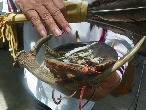 Chief Quiet Wolf of Native Americans from the Lenape Nations blessing