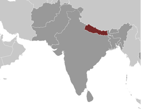 Map of Nepal