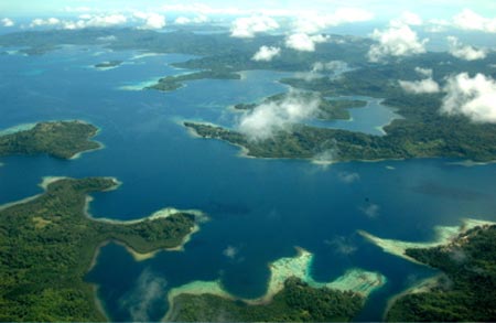 Solomon Islands from the air