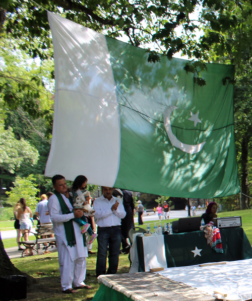 Flag of Pakistan at One World Day