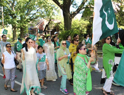 Pakistani community of Cleveland in One World Day Parade of Flags 2018