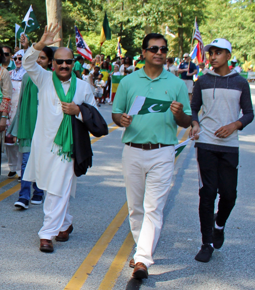 Pakistani community of Cleveland in One World Day Parade of Flags 2018