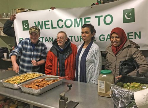 Pakistan Cultural Garden group feeding the homeless