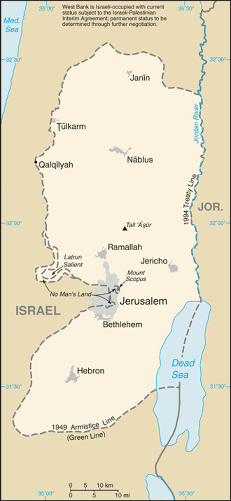 Map of Palestine