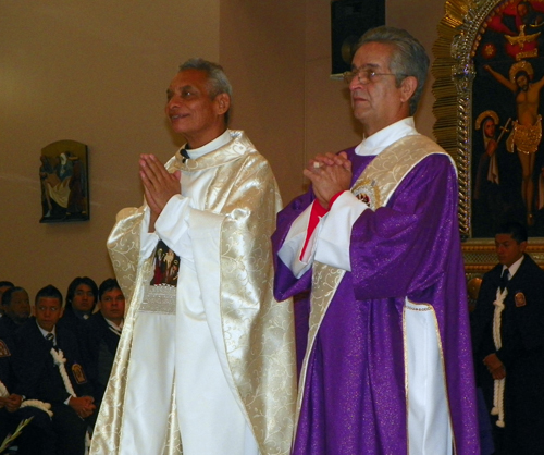Fr. Manuel de Jesus Cordova and Deacon Ignacio Miranda