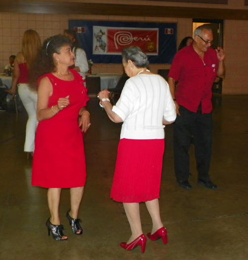 Dancing fun at Peru Independence Day