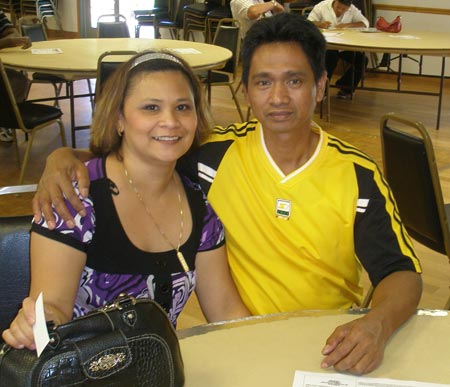 Judith and Juanito Caponpon came from Dayton