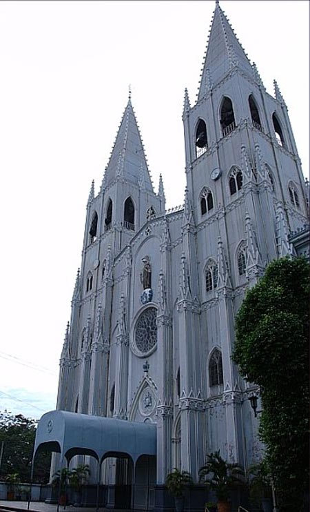 Basilica Minore de San Sebasti�n, one of several notable Christian churches in the Philippine Islands.