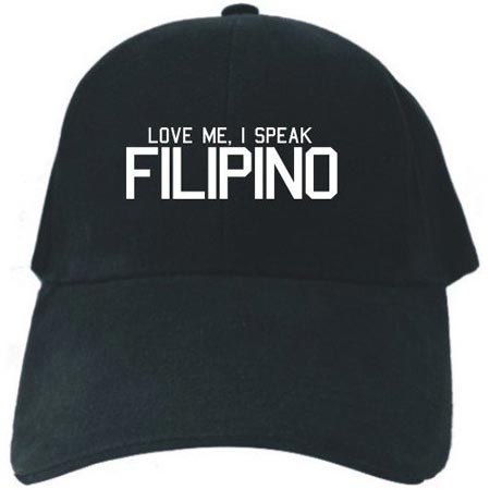 Love me I speak Filipino cap