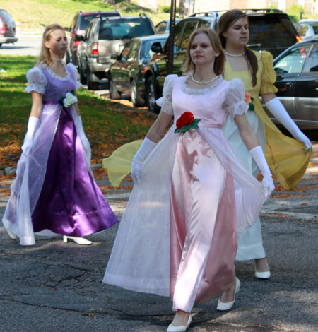 Polish American teens from Piast waltz to Chopin at the Cleveland Polish Cultural Garden