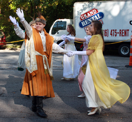 Polish American teens from Piast waltz to Chopin at the Cleveland Polish Cultural Garden