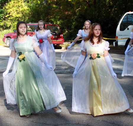 Polish American teens from Piast waltz to Chopin at the Cleveland Polish Cultural Garden